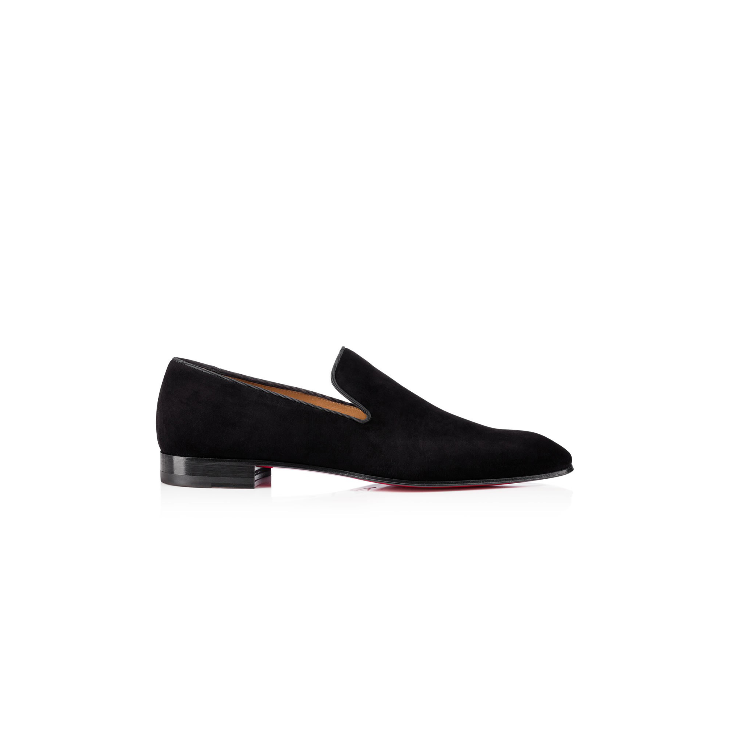 Chr1st1an louboutin dandelion loafers veau velours black men 1151073bk01